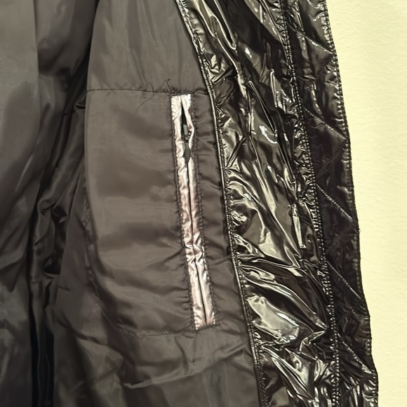 NWT DKNY Sport Down Jacket DP2J8893 Silver Tone Regular Fit, sz L - Picture 7 of 12